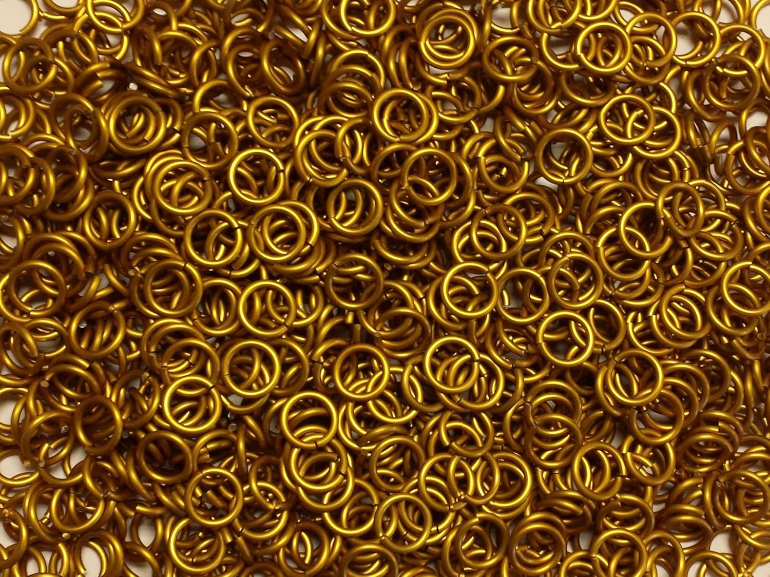 Chainmail Joe 1/2 Pound Gold Anodized Aluminum Jump Rings