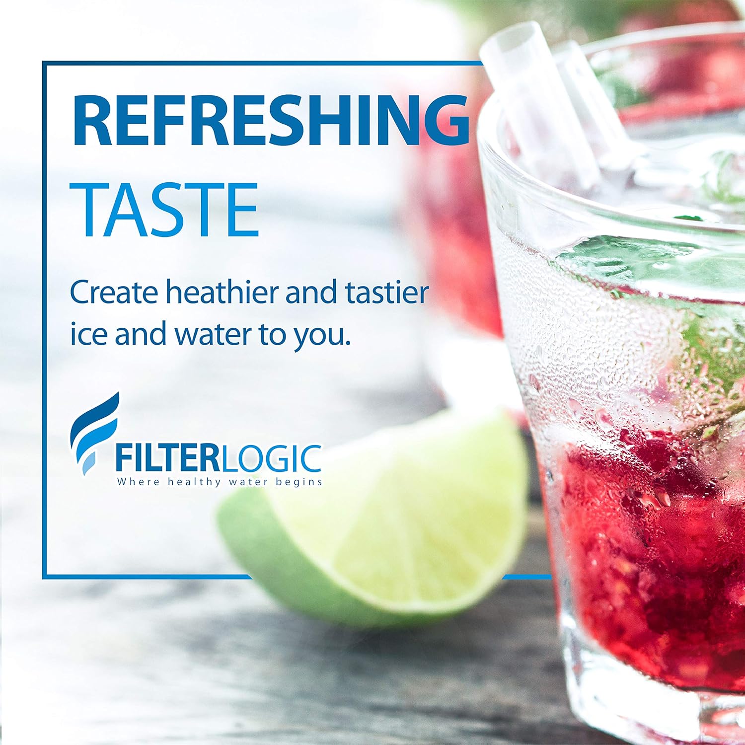 Filterlogic 3US-PF01 Under Sink Water Filter, Replacement for Filtrete Advanced 3US-PF01, 3US-MAX-F01H, 3US-PF01H, Delta RP78702, Manitowoc K-00337, K-00338: Home & Kitchen