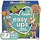 Pampers Easy Ups Space Jam Training Pants Girls and Boys, 2T-3T (Size 4), 140 Count