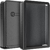 HIFI WALKER Protective PU Leather Case for H2 Portable HiFi Music Player, Shockproof &amp; Durable, Black