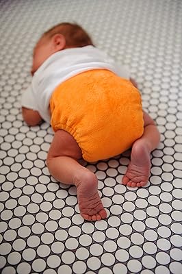 Image: Thirsties Duo Fab Fitted Cloth Diapers | Signature tunnel design | better washing, quicker drying, stuffing | oh-so-soft microfleece layer