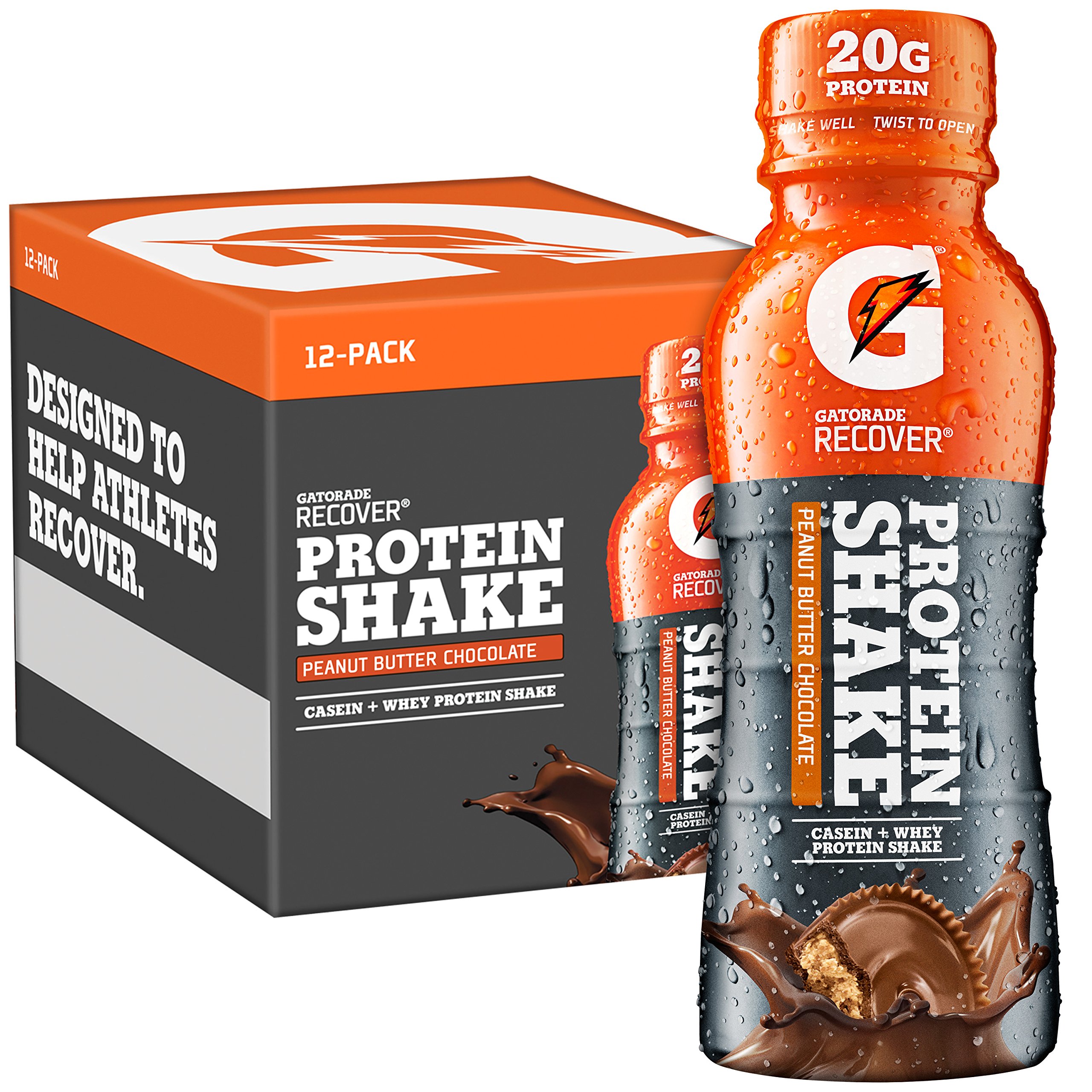 Gatorade Recover Protein Shake, Chocolate, 12 Count