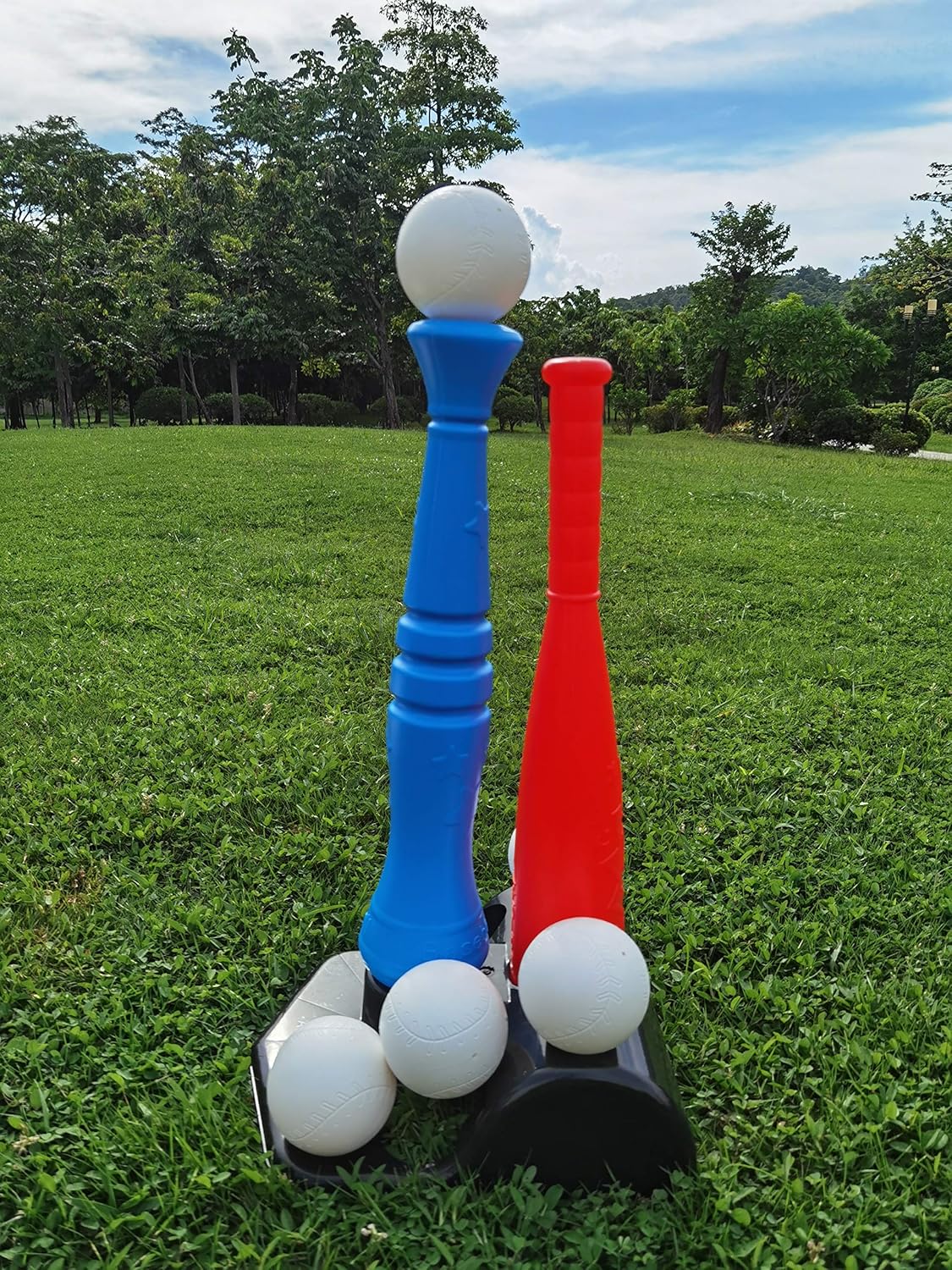 Asyxstar T-Ball Set for Toddlers, Kids, Baseball Tee Ball Set Outdoor Toys for Toddlers Age: Toys & Games