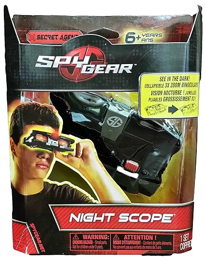 Amazon.com: Spy Gear Night Scope 3X Zoom Binoculars, See In The Dark