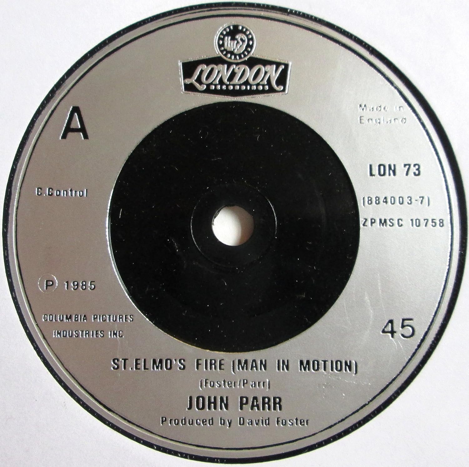 John Parr St Elmo's Fire Man In Motion