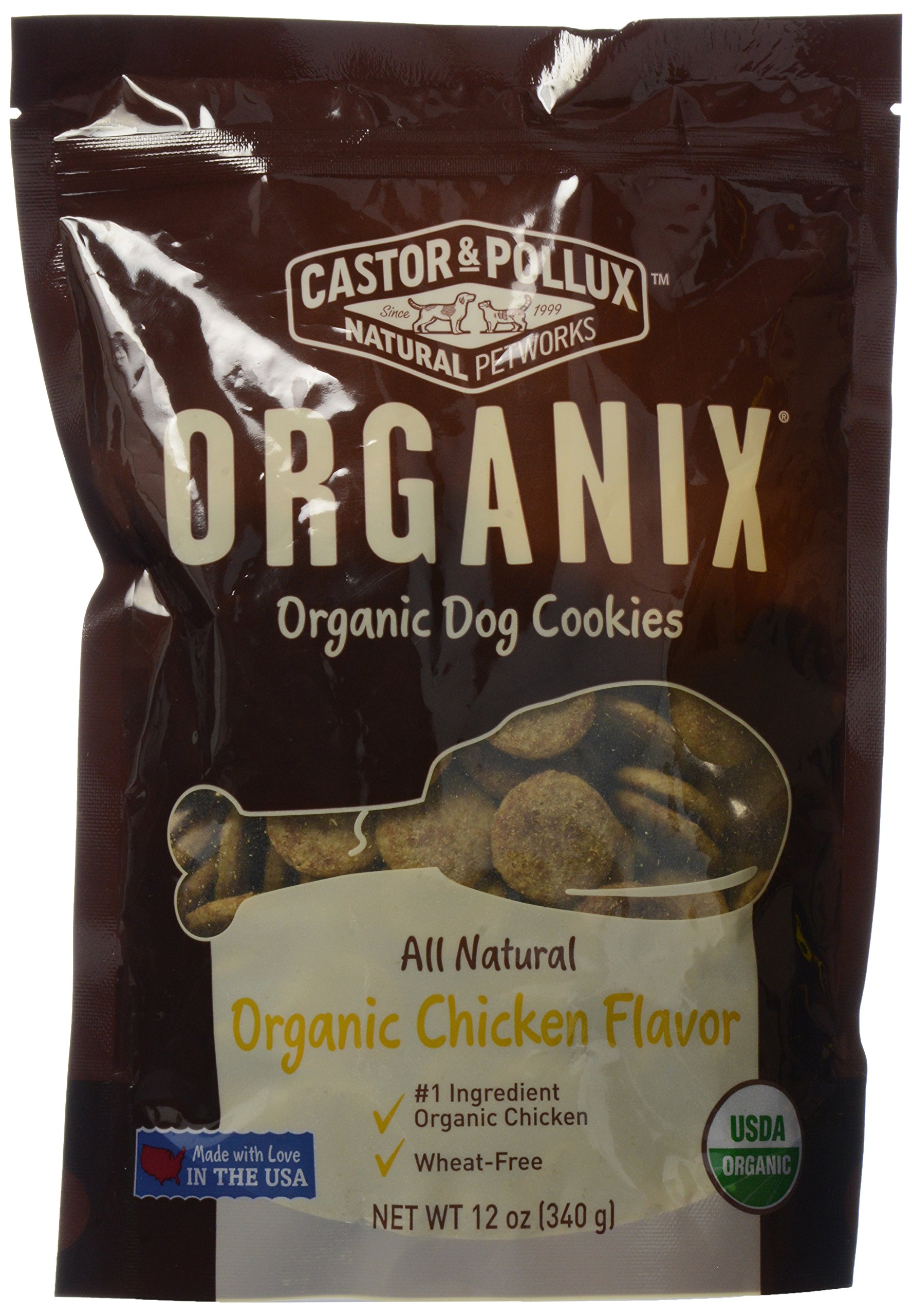 Castor & Pollux Organix Organic Dog Cookies Organic Peanut Butter