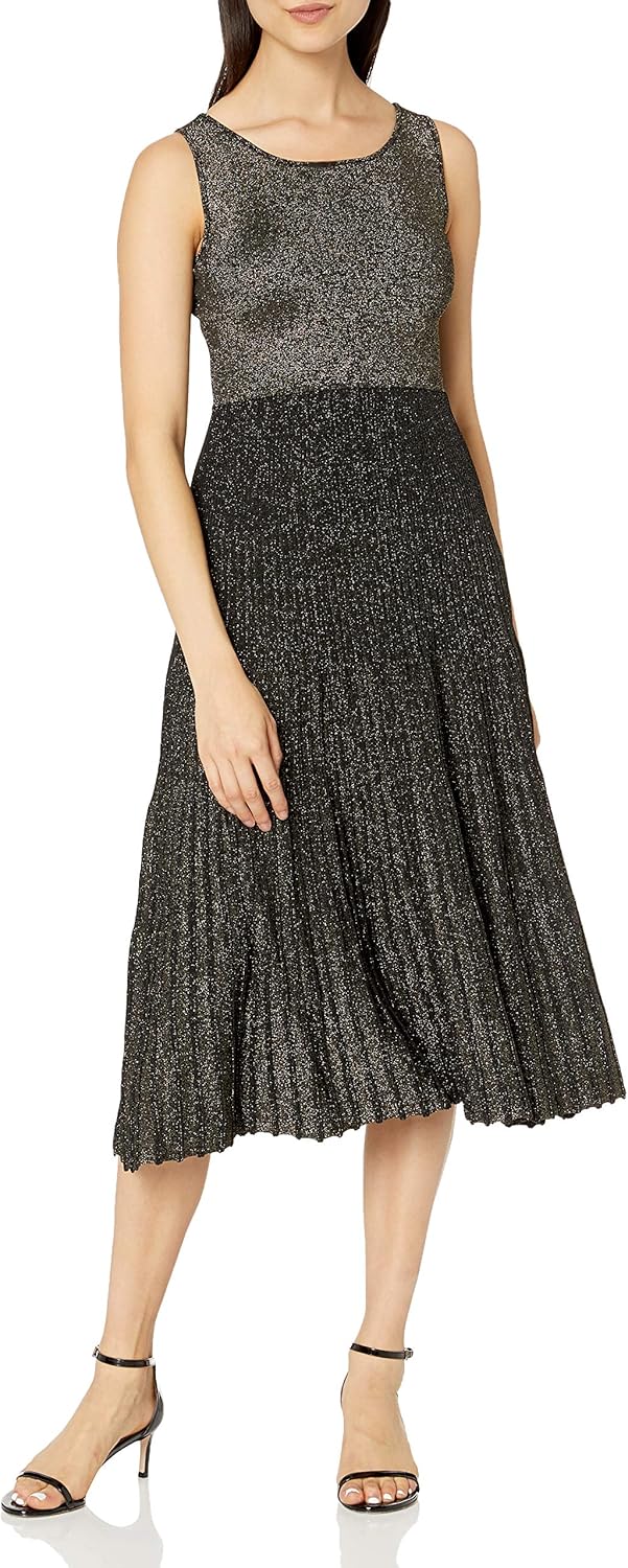 shimmer midi dress