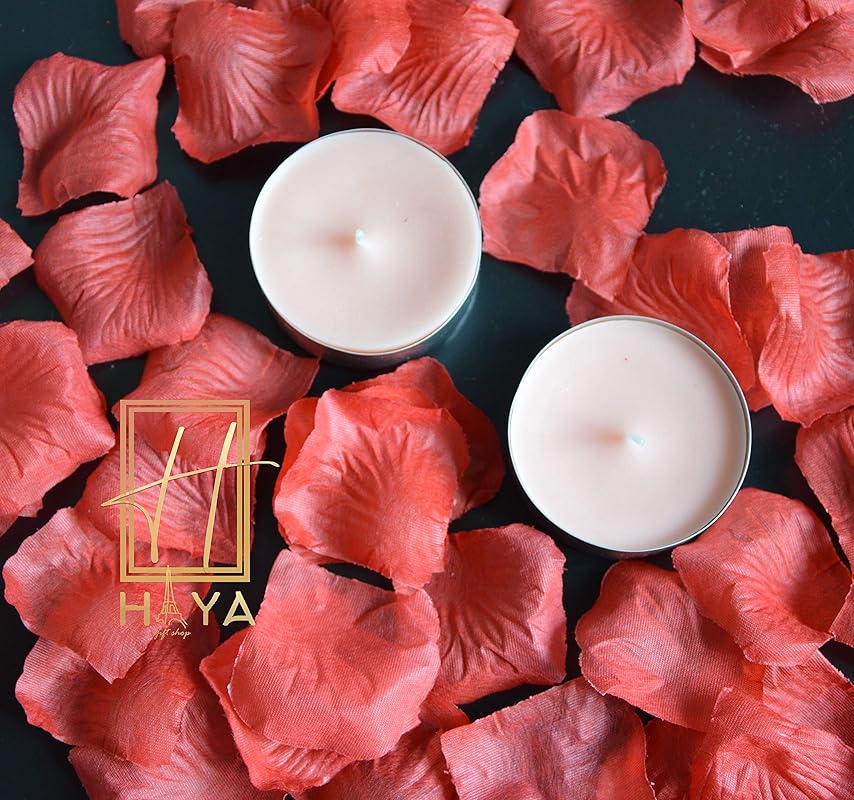 Set of 4 scented colored candles Amazon.co.uk Handmade