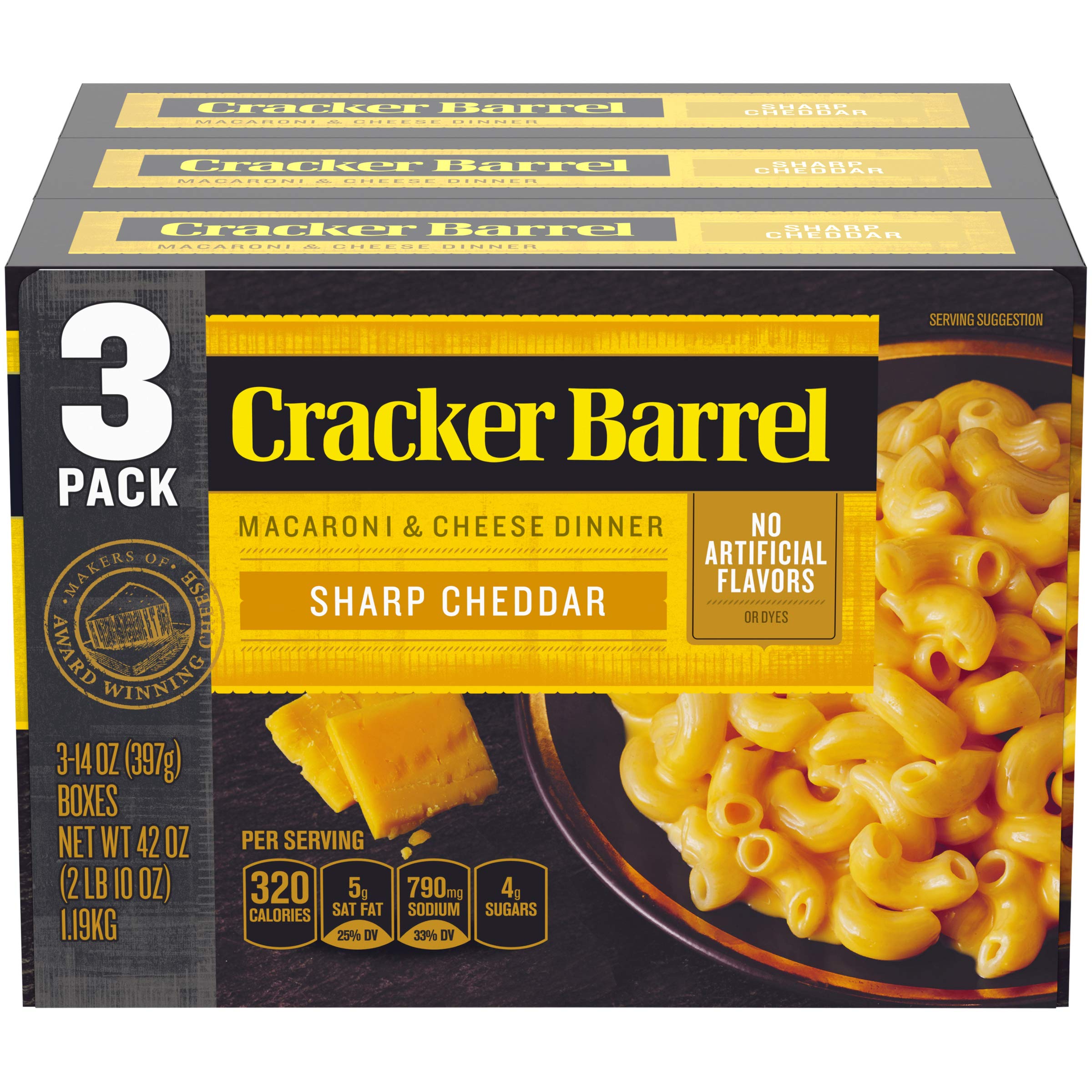 Cracker Barrel Oven Baked Sharp Cheddar Macaroni & Cheese