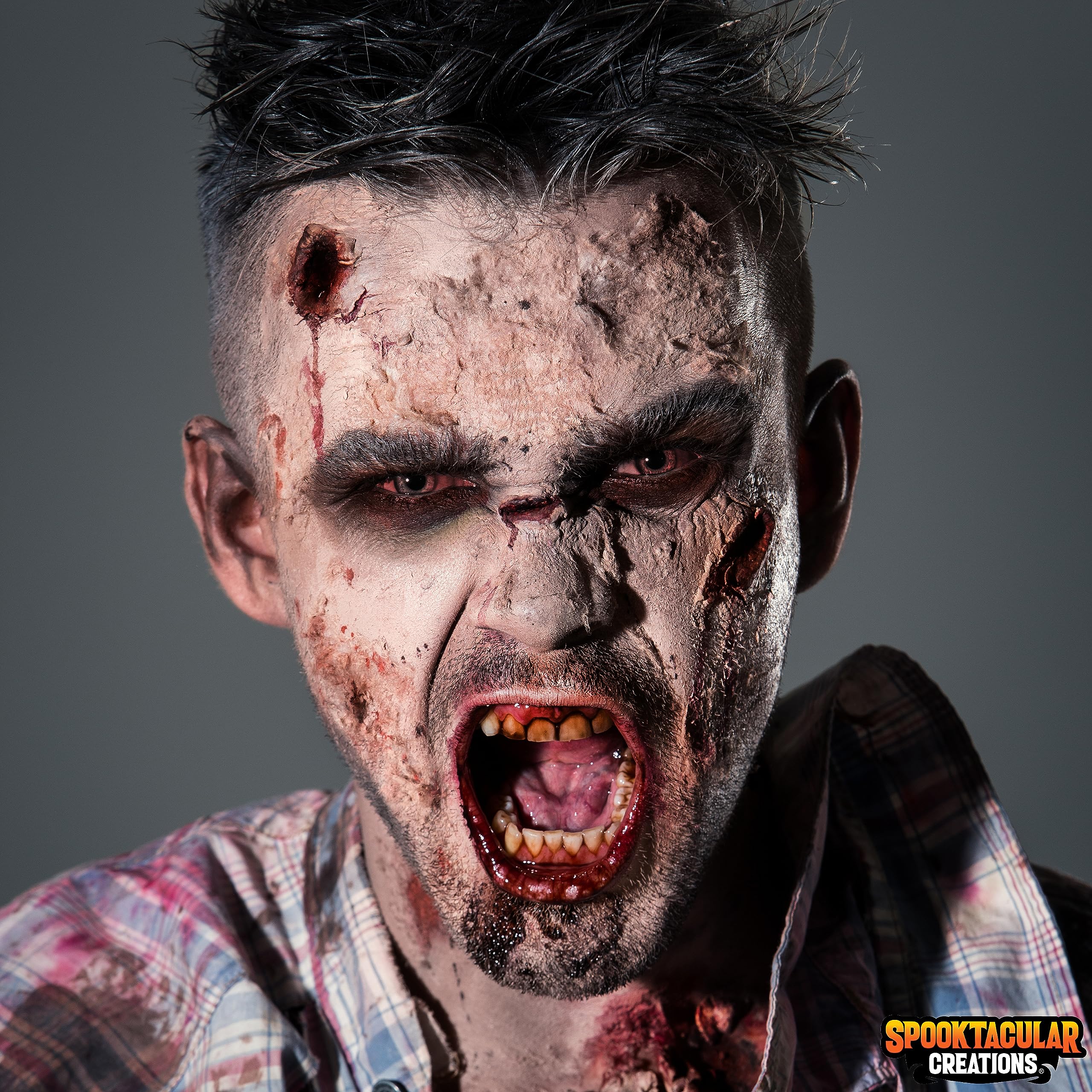 Spooktacular Creations 4.5 Oz Halloween White Liquid Latex for Adult, SFX Special Effects Makeup for Scar Cut Wound Peeling Skin Wrinkles Stipples Burns Blisters