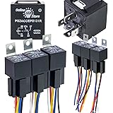 6 Pack - OLS 12V 30/40 Amp 5-Pin SPDT Automotive Relay Harness Set (Bosch Style with Interlocking Harnesses)