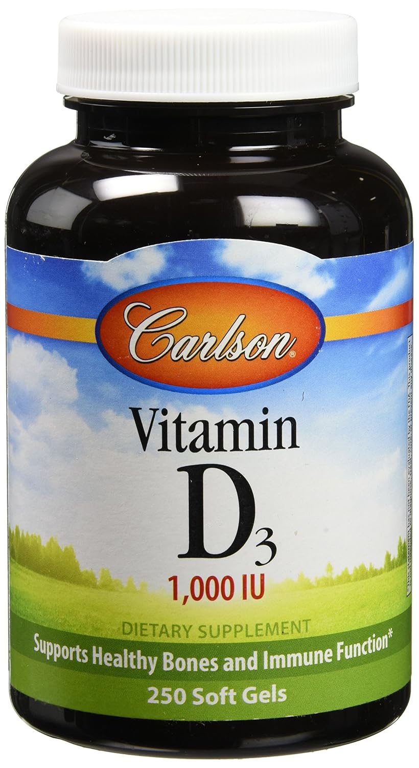 Carlson Vitamin D3 1000 Iu 250 Softgels Amazonde Elektronik