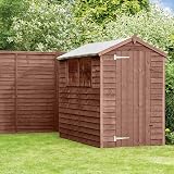 Ronseal One Coat Fence Life Medium Oak 5L Protection Colour Rough Sawn Fences view 2