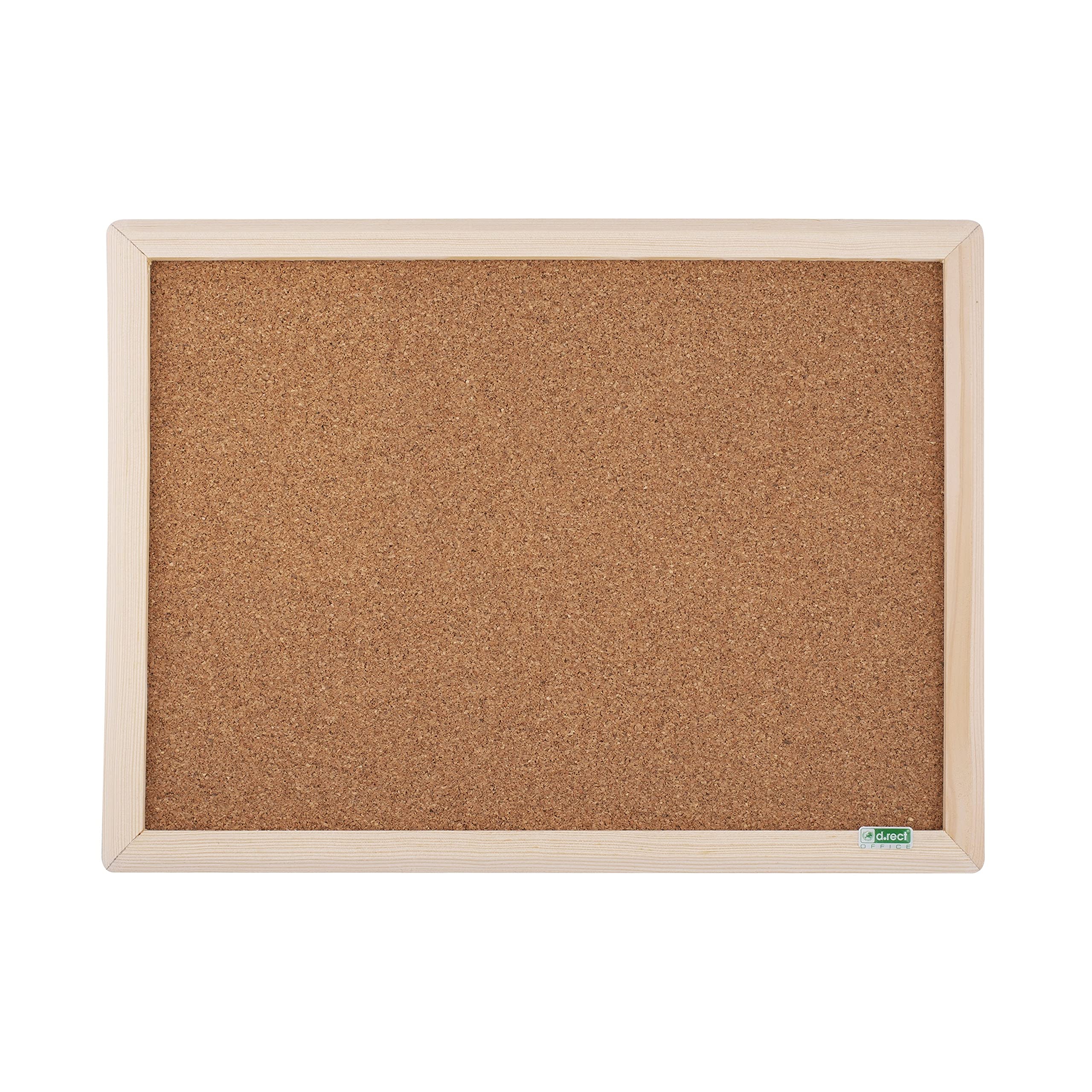D.RECT Cork Notice Board with Wooden Frame Cork Board 30 x 40 cm 110286 30 x 40 cm