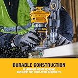 DEWALT 18V XR Brushless Compact Router 1/4 inch DCW604NT-XJ Tool Only view 7
