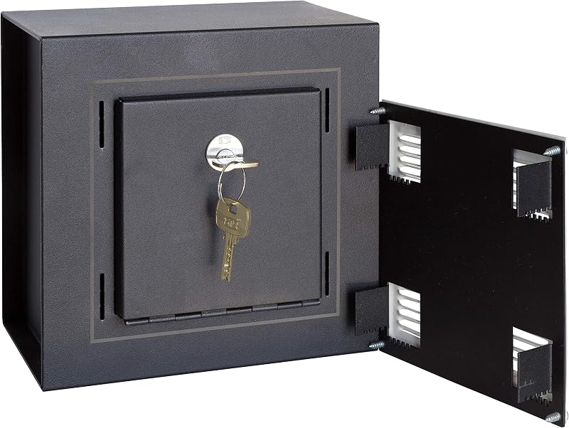 - Caja Fuerte Empotrar Con Rejilla Grid 200X200X130 Neg 1300Wso