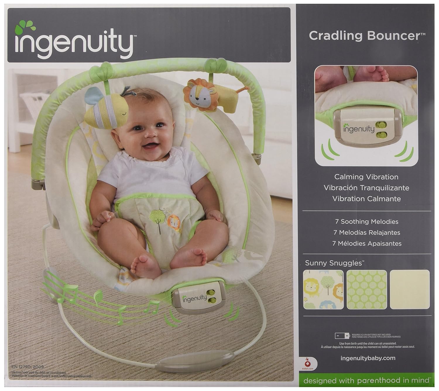 ingenuity cradling audrey bouncer