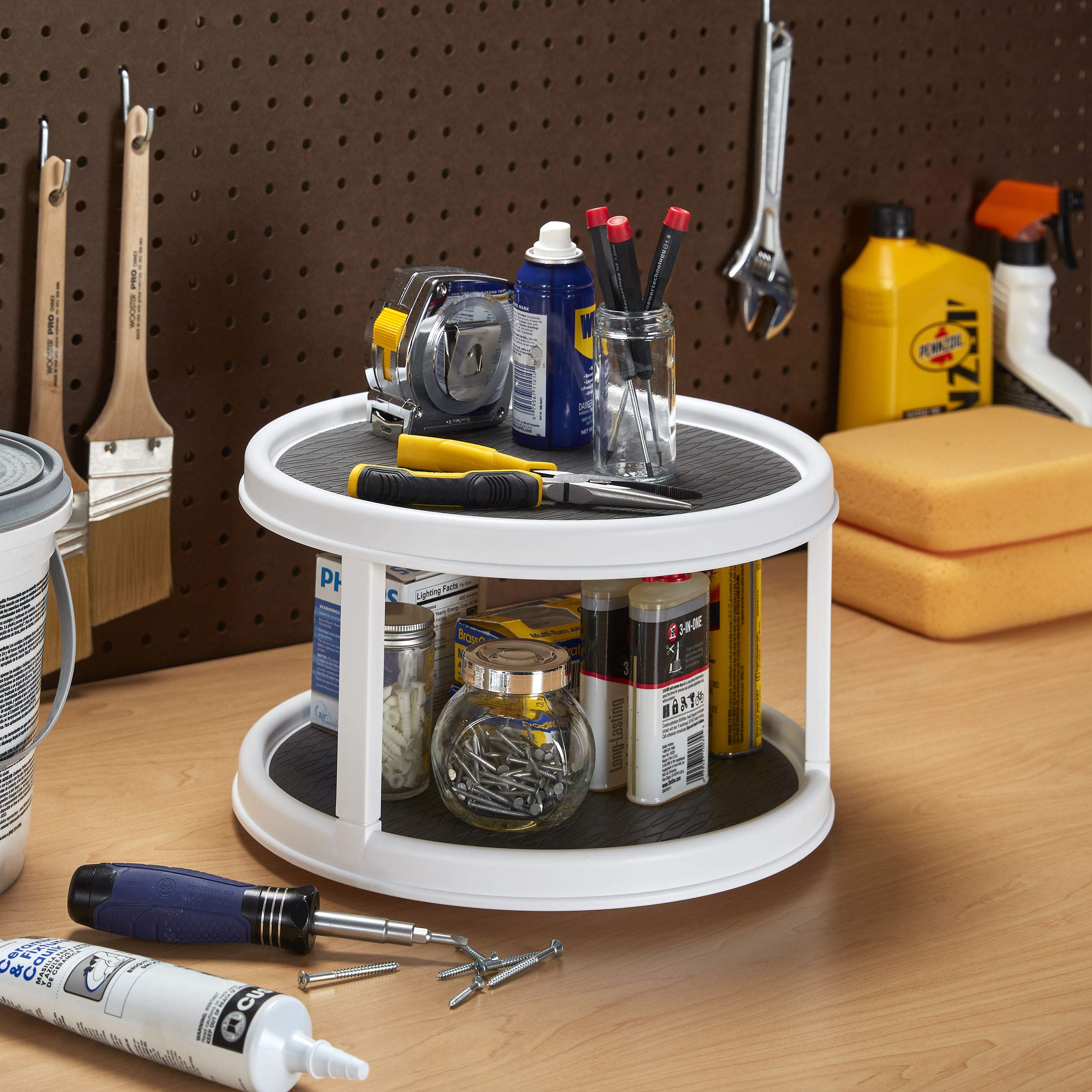 Copco 2555-0187 Non-Skid 2-Tier Cabinet Turntable, 12-Inch by Copco 並行輸入品