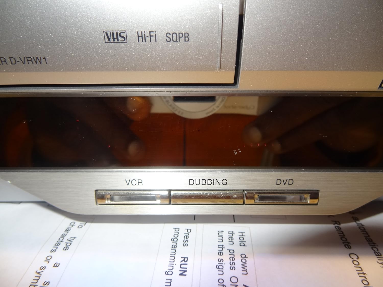 Amazon.com: Toshiba D-VRW1 DVD and VHS Recorder/ VCR Combo HiFi SQPB:  Electronics