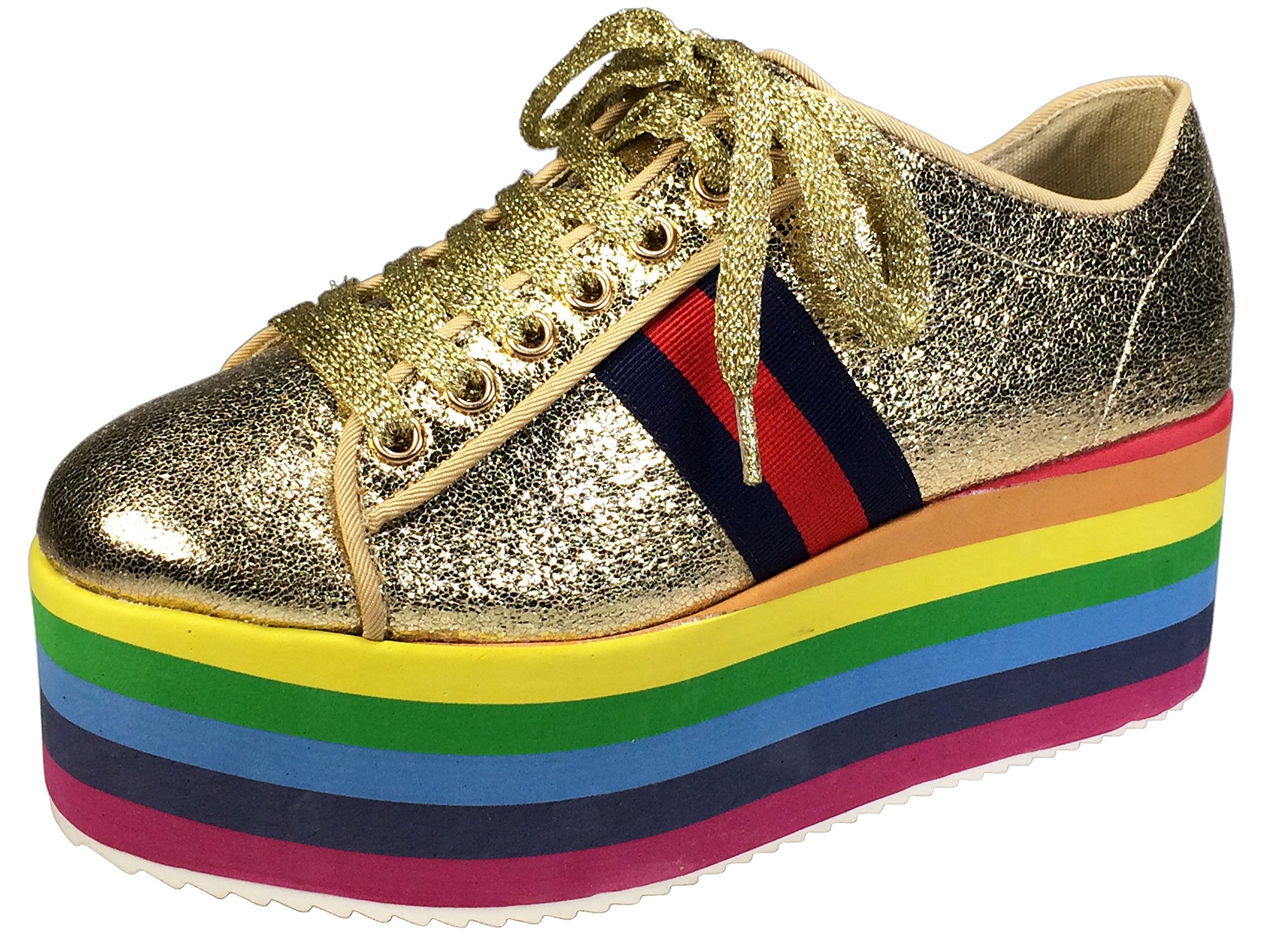 bamboo platform sneakers