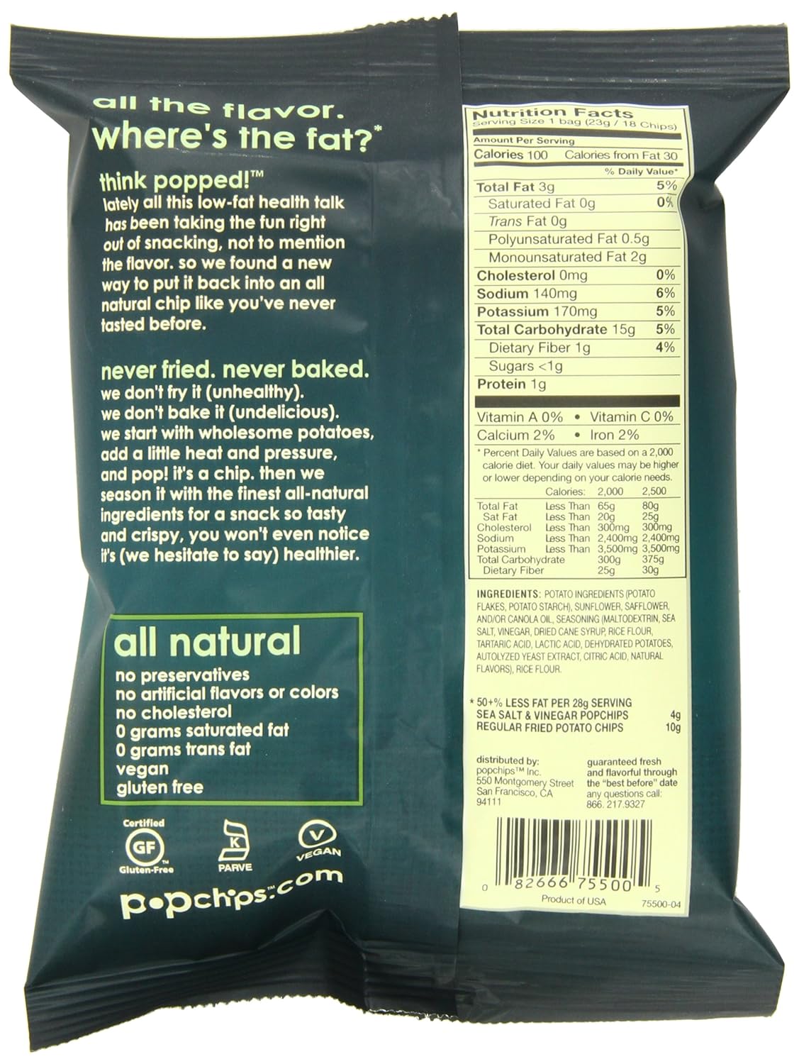 Popchips Nutrition Info Besto Blog