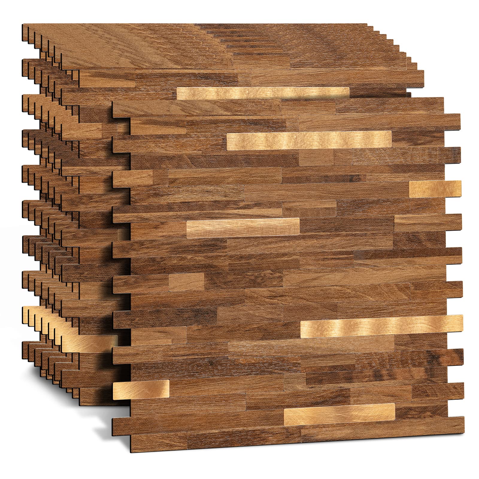 Photo 1 of Midcard 10 Sheets Peel and Stick Backsplash PVC Wall Tile,for Kitchen Backsplash…