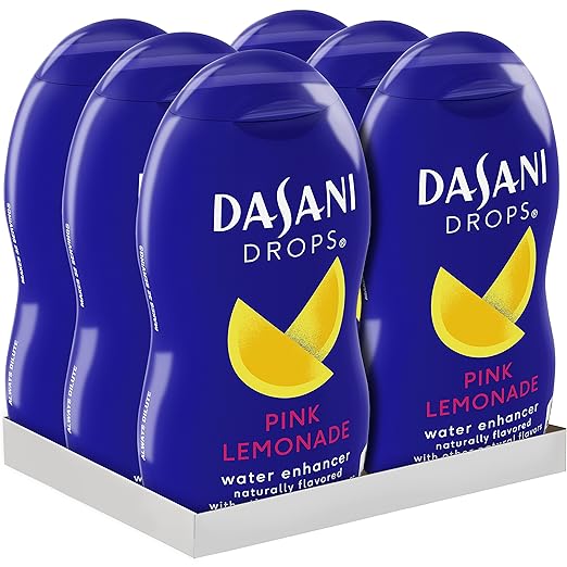 Dasani DROPS Pink Lemonade, 6 ct, 1.9 FL OZ Bottle by Dasani DROPS
