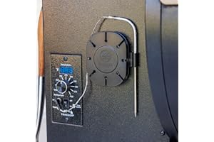 MAGNA OUTDOORS Temperature Probe Magnetic Spool Organizer Compatible with Traeger Manufactured Heat Probes Only - Allows You to Wrap Your Temperature Probe and Wire and Store Inside Or On Pellet Hopper