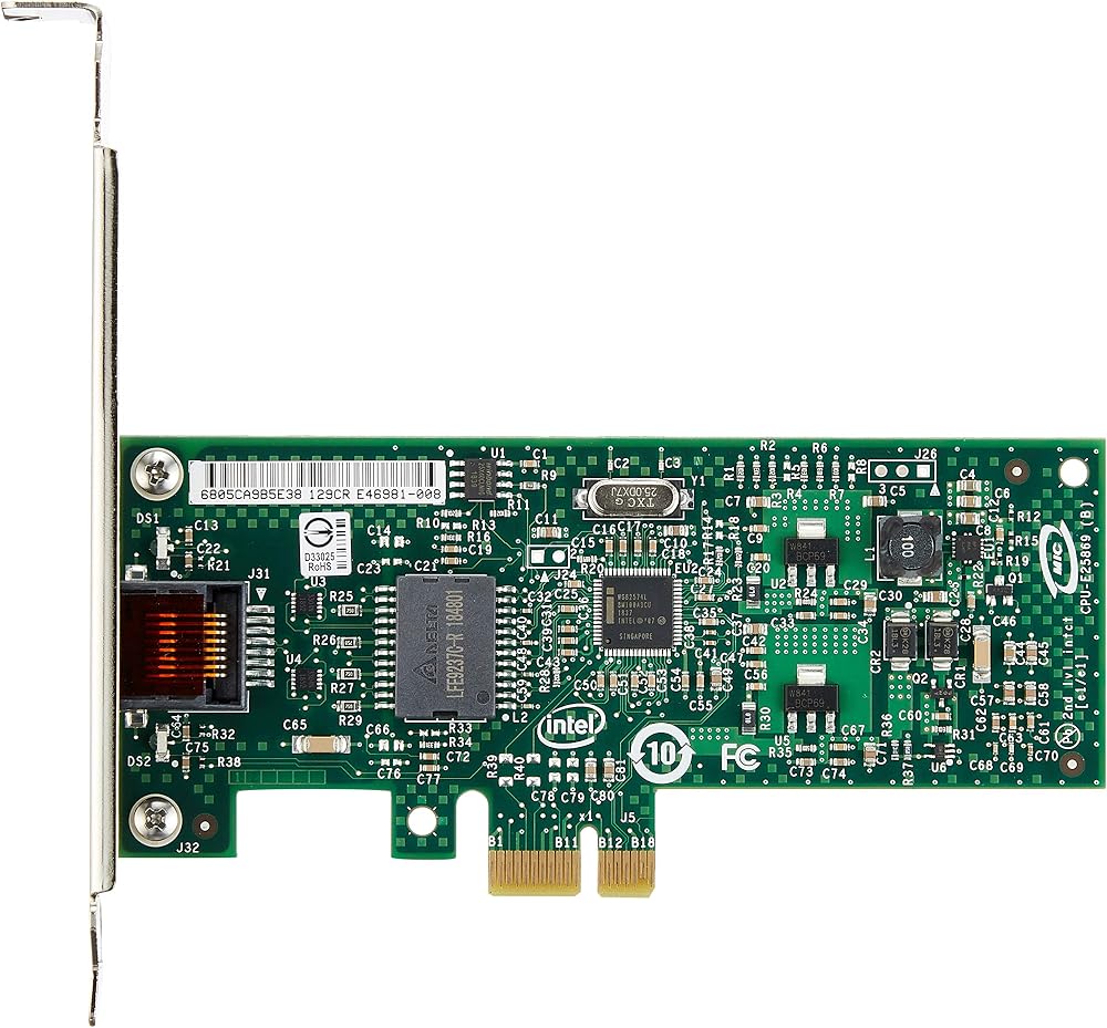 Intel Gigabit PRO/1000 CT Desktop Network Card PCIe Server PC Adapter