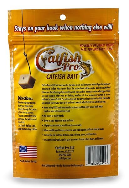 CATFISH PRO BLOODY SHAD FISHING BAIT – 10OZ BAG WITH 80PCS | IRRESISTIBLE SCENT FOR CATFISH | MESS-FREE, STAYS ON YOUR HOOK WHEN NOTHING ELSE WILL | GREAT FOR ROD, REEL, TROTLINE, & JUGS FISHING
