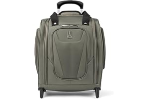 Travelpro Luggage Maxlite 5 Softside Lightweight Rolling Underseat Compact Carry on Upright 2 Wheel Bag, Men and Women, Slate Green, 15-Inch