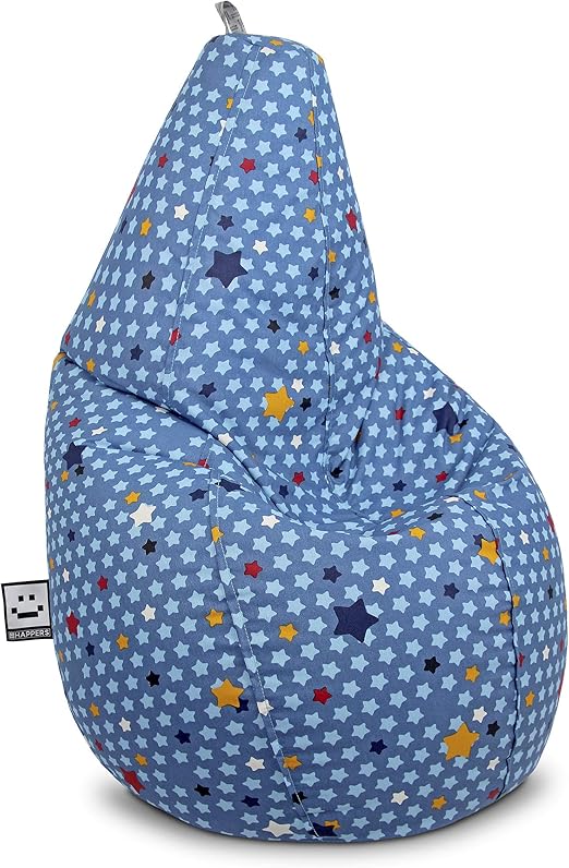 HAPPERS Puff Pera Estampado para niña Estrellas XL: Amazon.es: Hogar