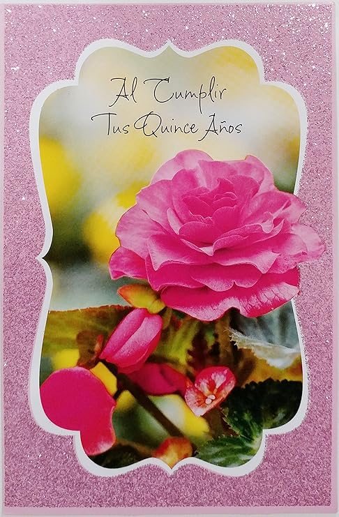 Al Cumplir Tus Quince Anos Muchas Felicidades Quinceanera Feliz Cumpleanos Happy Birthday Anni 15th Celebrazione Di Womanhood Biglietto Di Auguri Per Il Suo Spagnolo Amazon It Cancelleria E Prodotti Per Ufficio