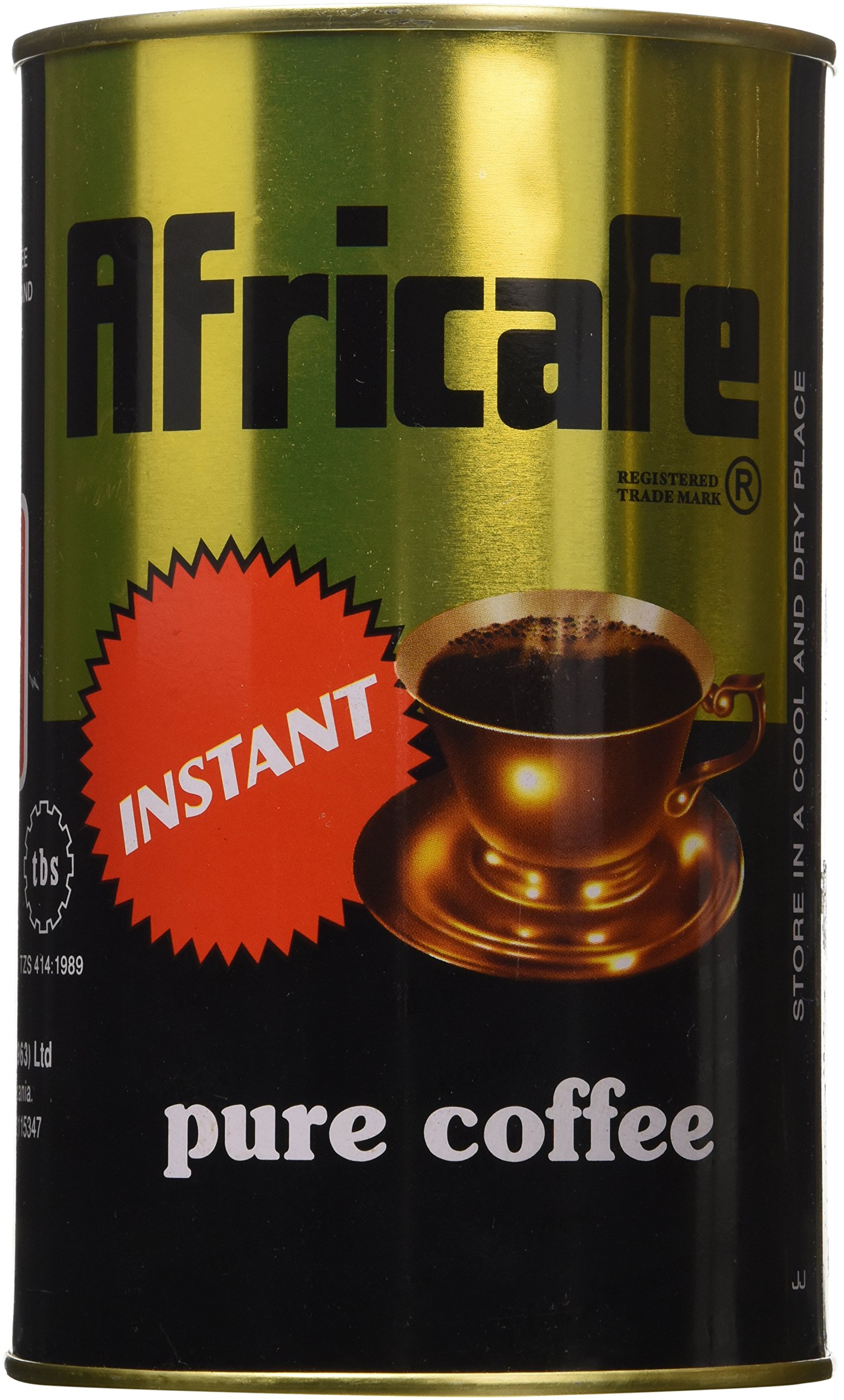 Africafe Instant Coffee Large Tin 250 Grams Buy Online in United