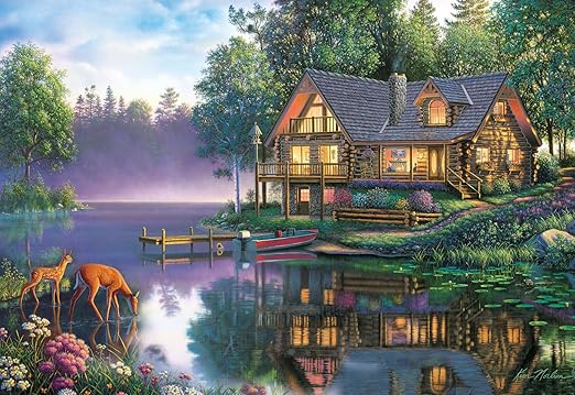 Buffalo Games - Kim Norlien - Cabin Fever - 2000 Piece Jigsaw Puzzle