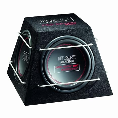 Mac Audio Pyramid 3000-300mm Pyramidenförmiger Gehäusesubwoofer mit Zwei Passivmembranen