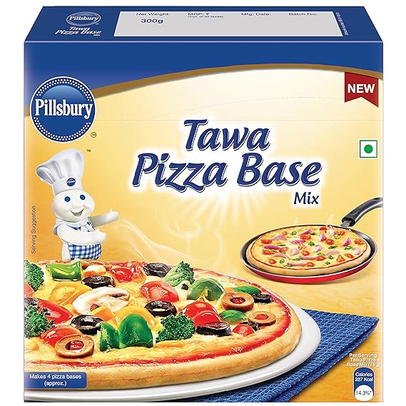 Pillsbury Tawa Pizza Base Mix 300g Amazon In Grocery Gourmet Foods