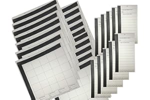 CCP SPORTING GAMES Football Squares Boards & 10 Line Strip Card Combo Includes (20) 25 Square Football Sheets Boards & (10) 10 Line Football Strip Cards, Perfect for Football Pools, Superbowl, NFL,Fundraising