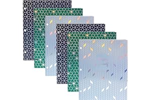 Pukka Pad, Glee Folders – 6 Pack of Pocket Portfolios with 3 Hole-Punches for Standard Ring Biners – Measures 11.75 x 9.5inch