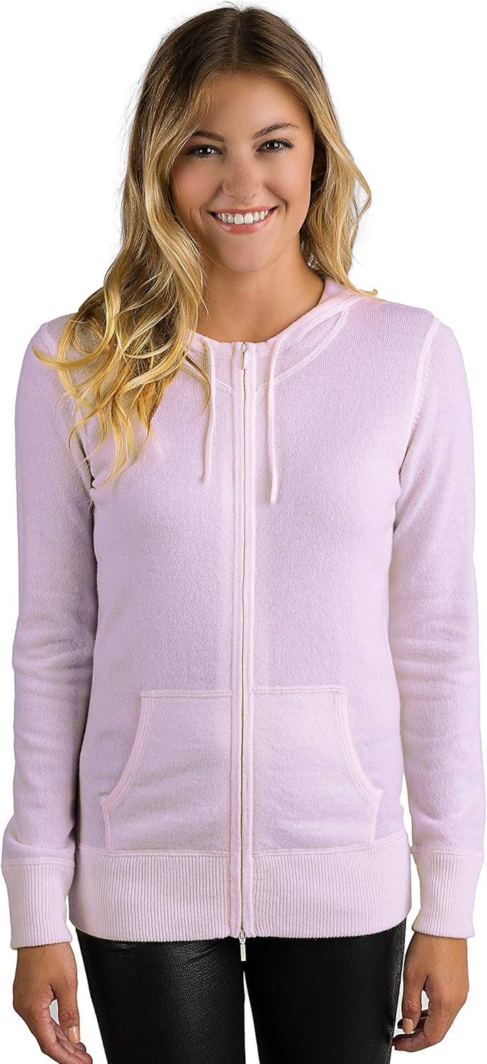 cable and gauge zip front hoodie