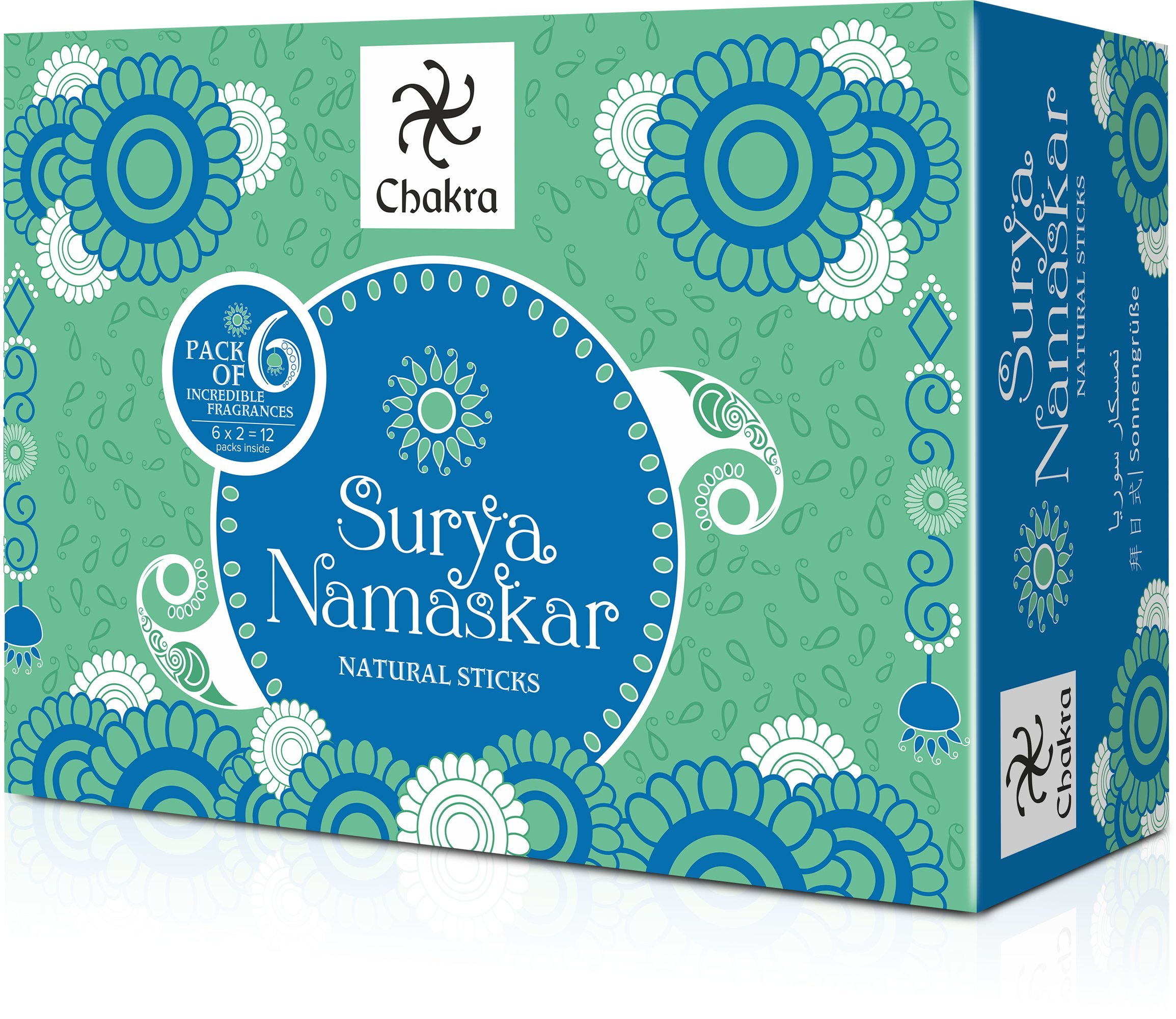 Buy Chakra Surya Naar Yoga Natural and Hand Made Incense Sticks from