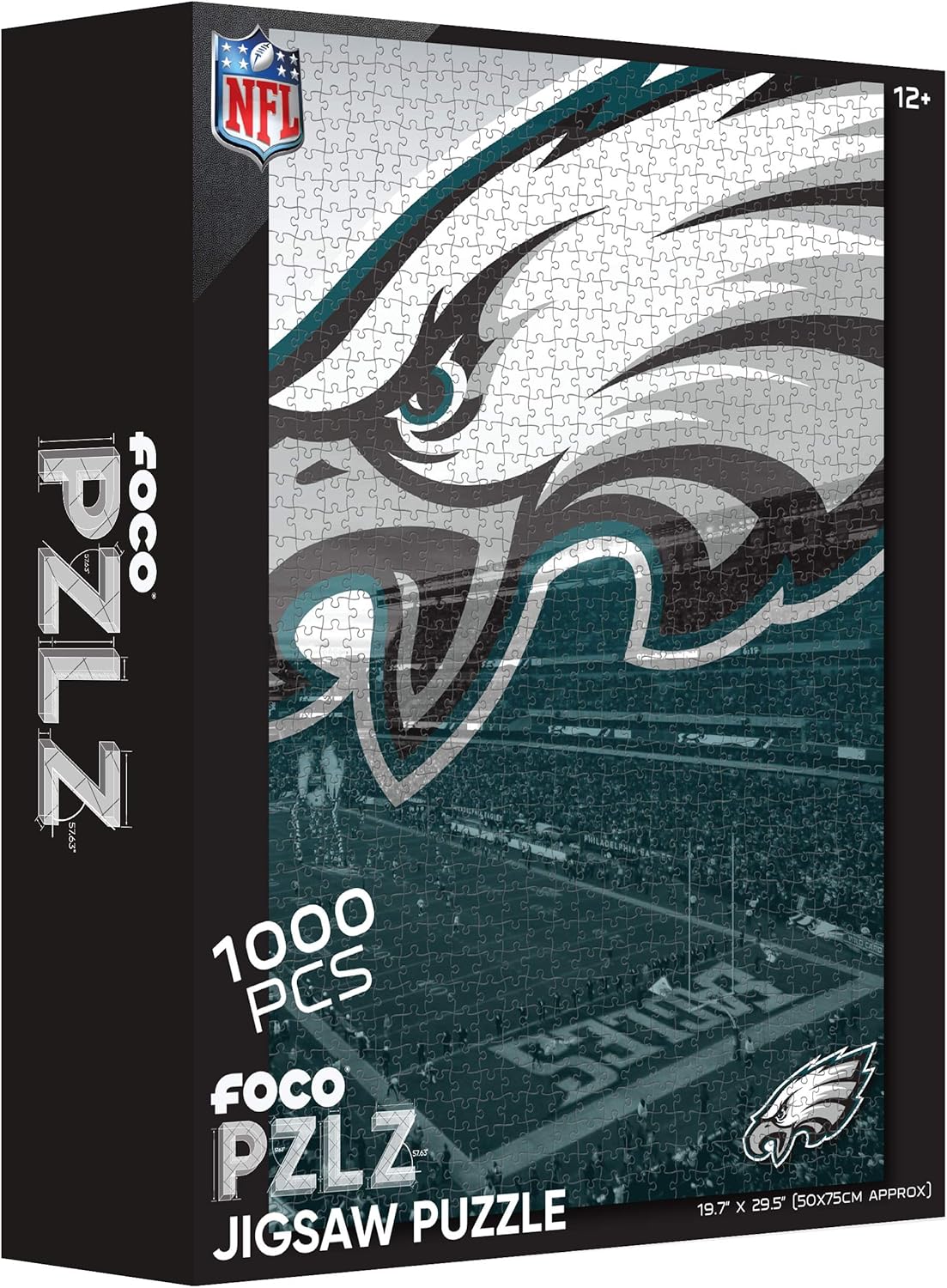 FOCO Philadelphia Eagles NFL Lincoln Financial Field Stadium 1000 Piece Jigsaw PZLZ (PZLZNFJG1000ST): Clothing