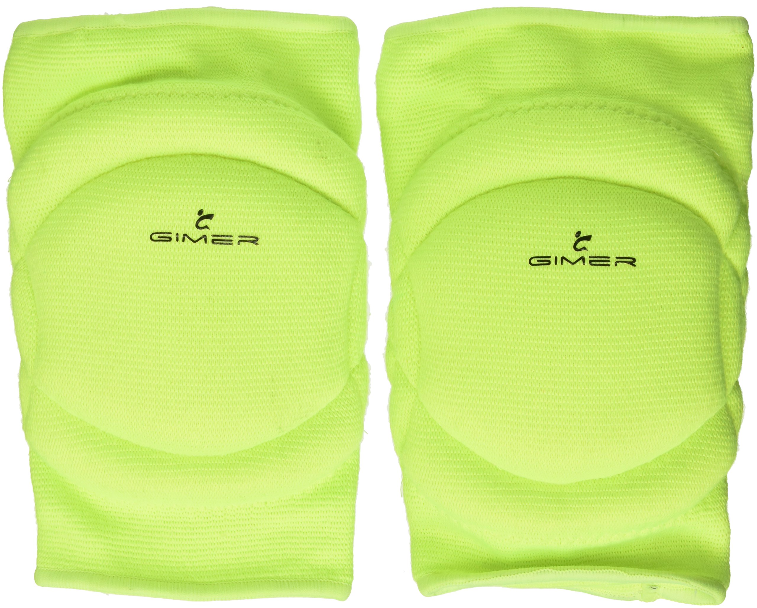 GIMER 7/519, Knee Unisex Adult, unisex adult, 7/519, yellow neon, One Size
