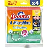 Spontex Microfibre Cloth 4pk