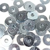 White Hinge 50x Small Repair Penny Washers M6 x 20mm Zinc Plated Steel view 2