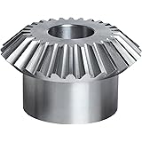 Boston Gear L110Y Miter Gear, 1:1 Ratio, 20 Degree Pressure Angle, 0.375" Bore, 1.062" Mounting Distance, 16 Pitch, 16 Teeth, Steel