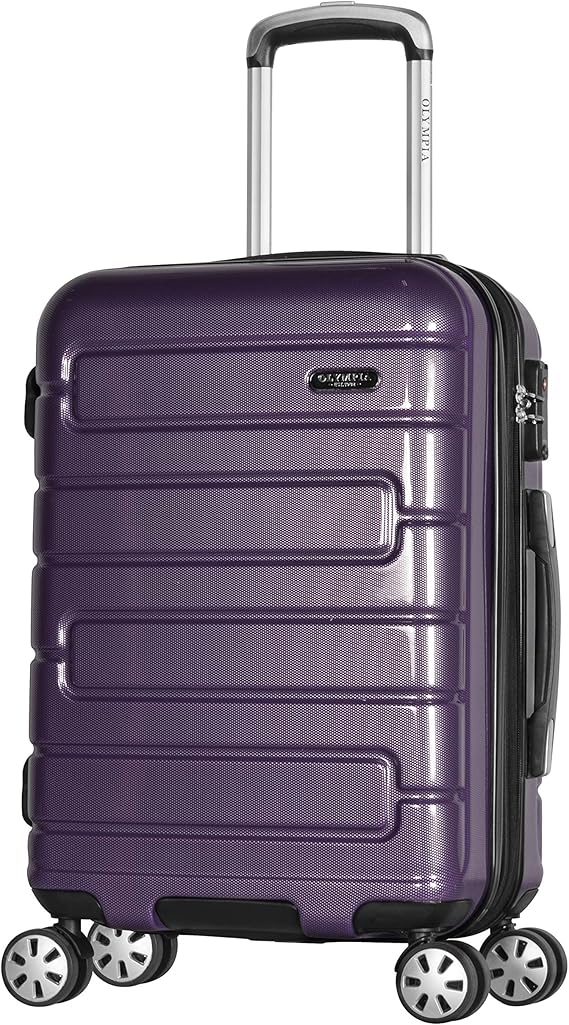olympia purple luggage