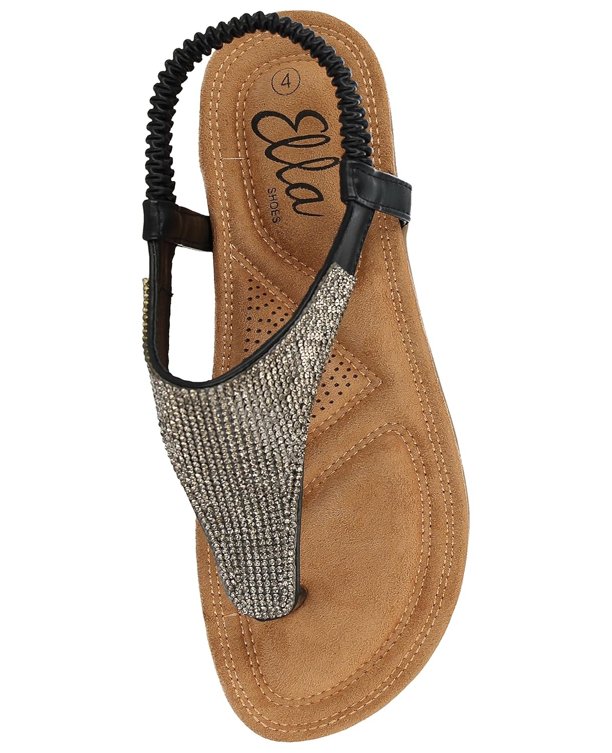 ella diamante flip flops