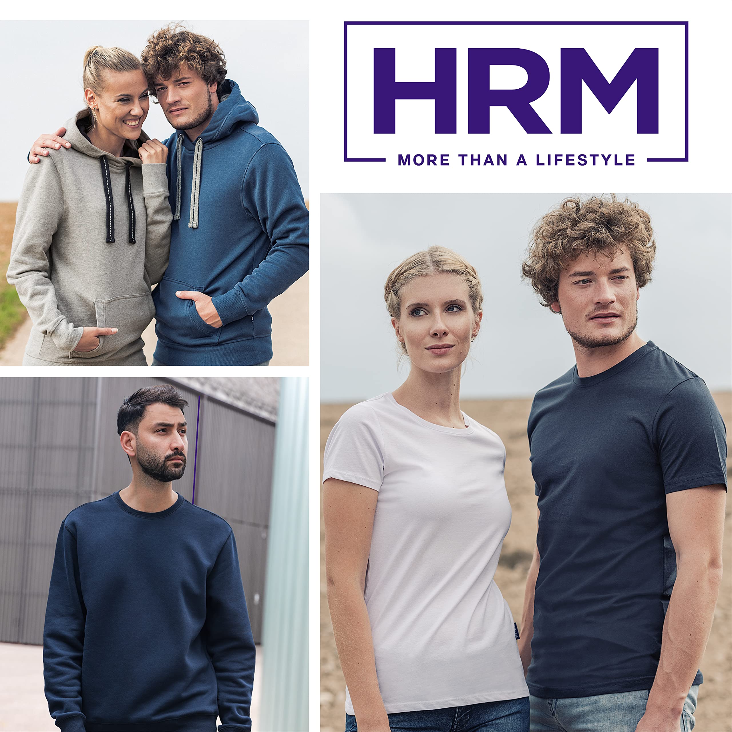 HRM Heavy Performance Polo, Schwarz, Gr. M | Premium Herren Polo Shirt | Basic Polohemd Bis 60°C Waschbar | Hochwertige & Nachhaltige Bekleidung | Workwear 2