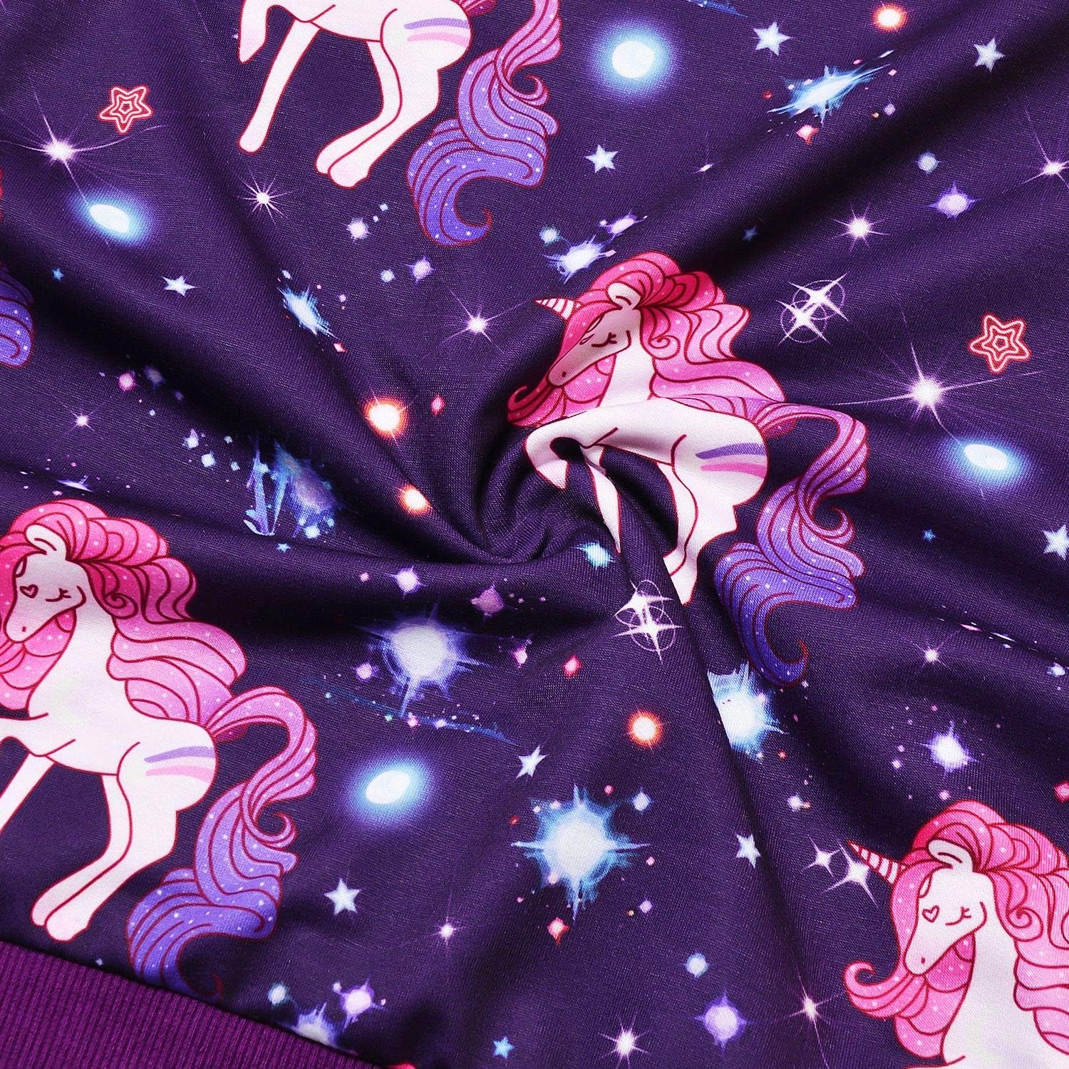Jxstar Hoodie for Girls Unicorn Cat Sweatshirt Pullover Shirts Clothes for Kids: Clothing